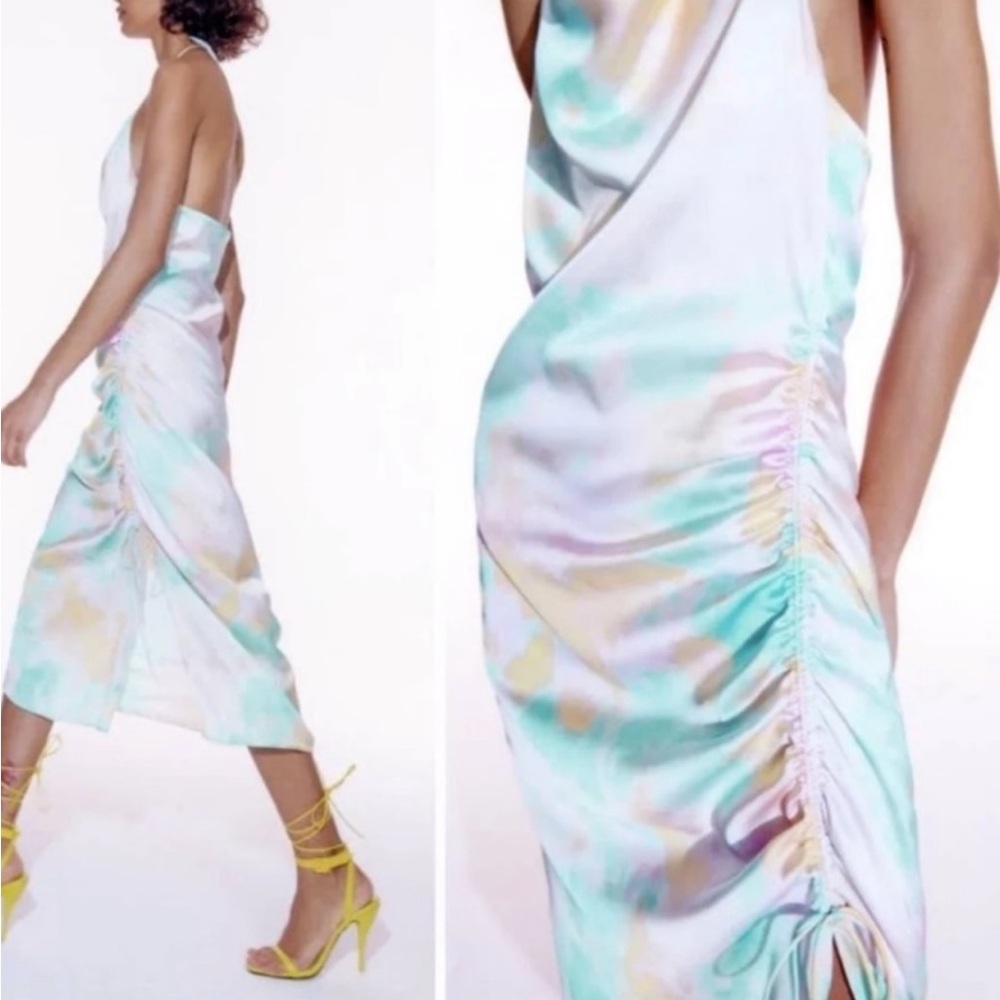 Zara Multicolor Tie-Dye Dress